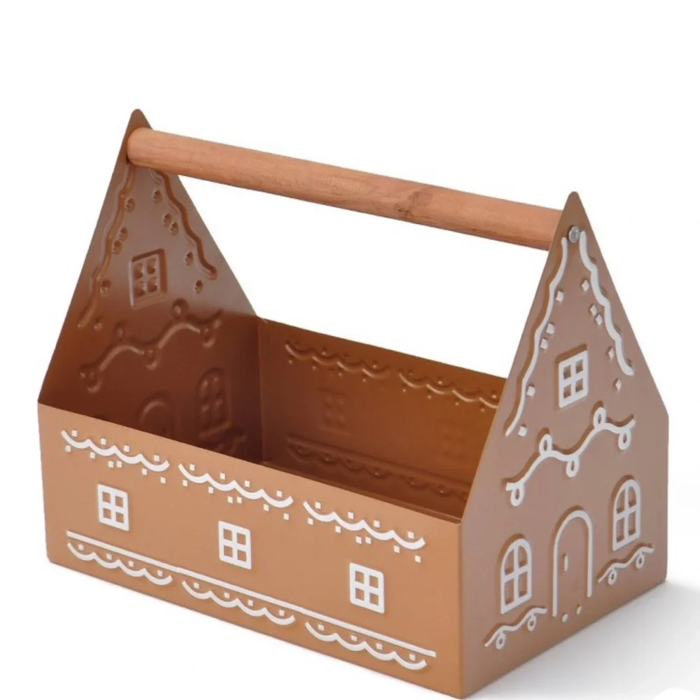 Target Bullseye Playground Gingerbread House Metal Basket